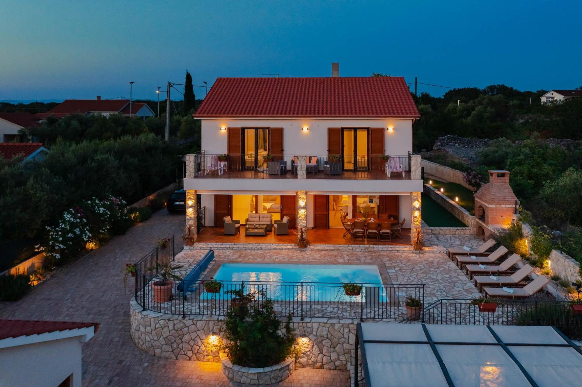 Villa Sara - Perfect Family Holiday Brzac Exterior foto