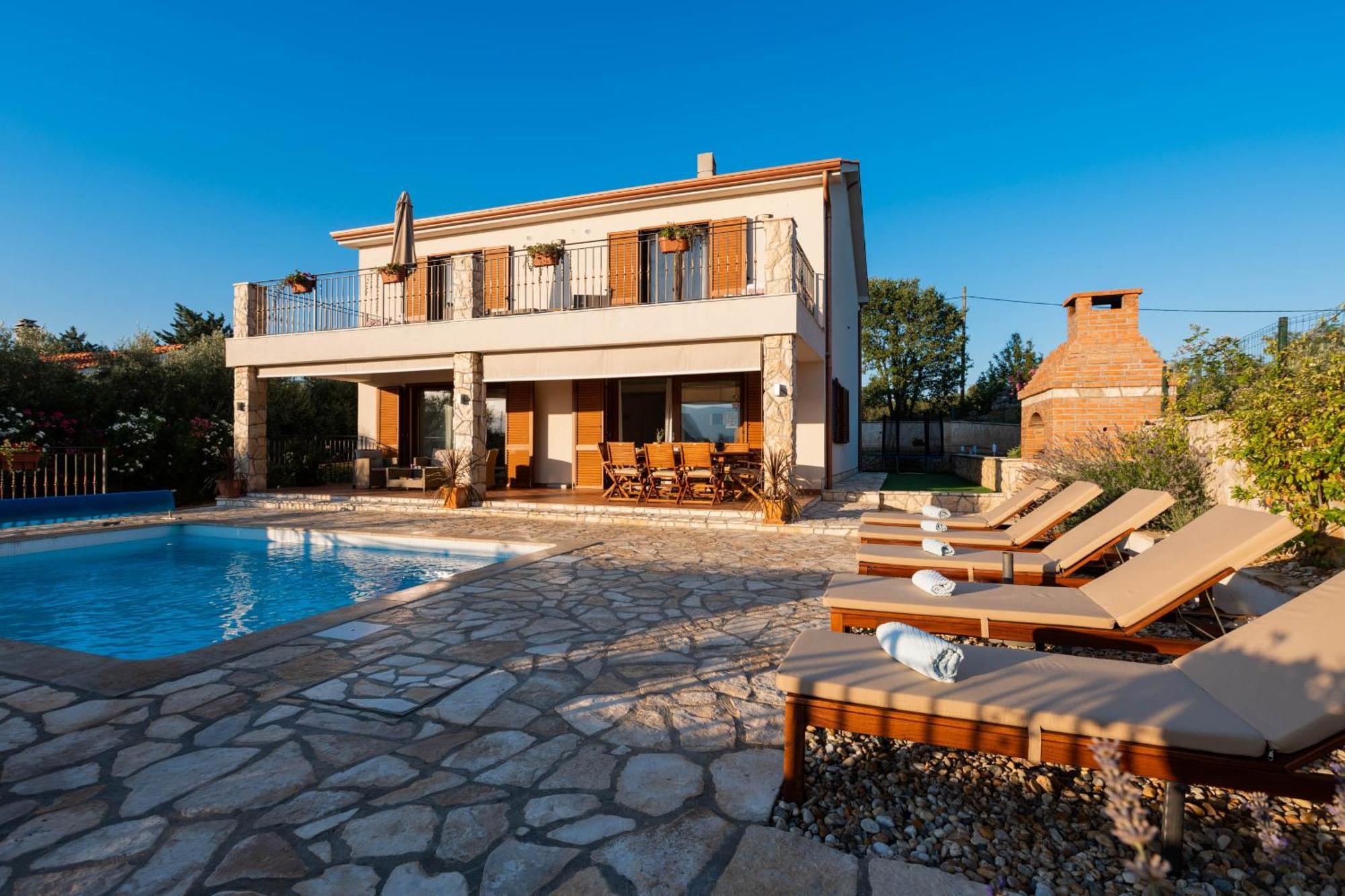 Villa Sara - Perfect Family Holiday Brzac Exterior foto