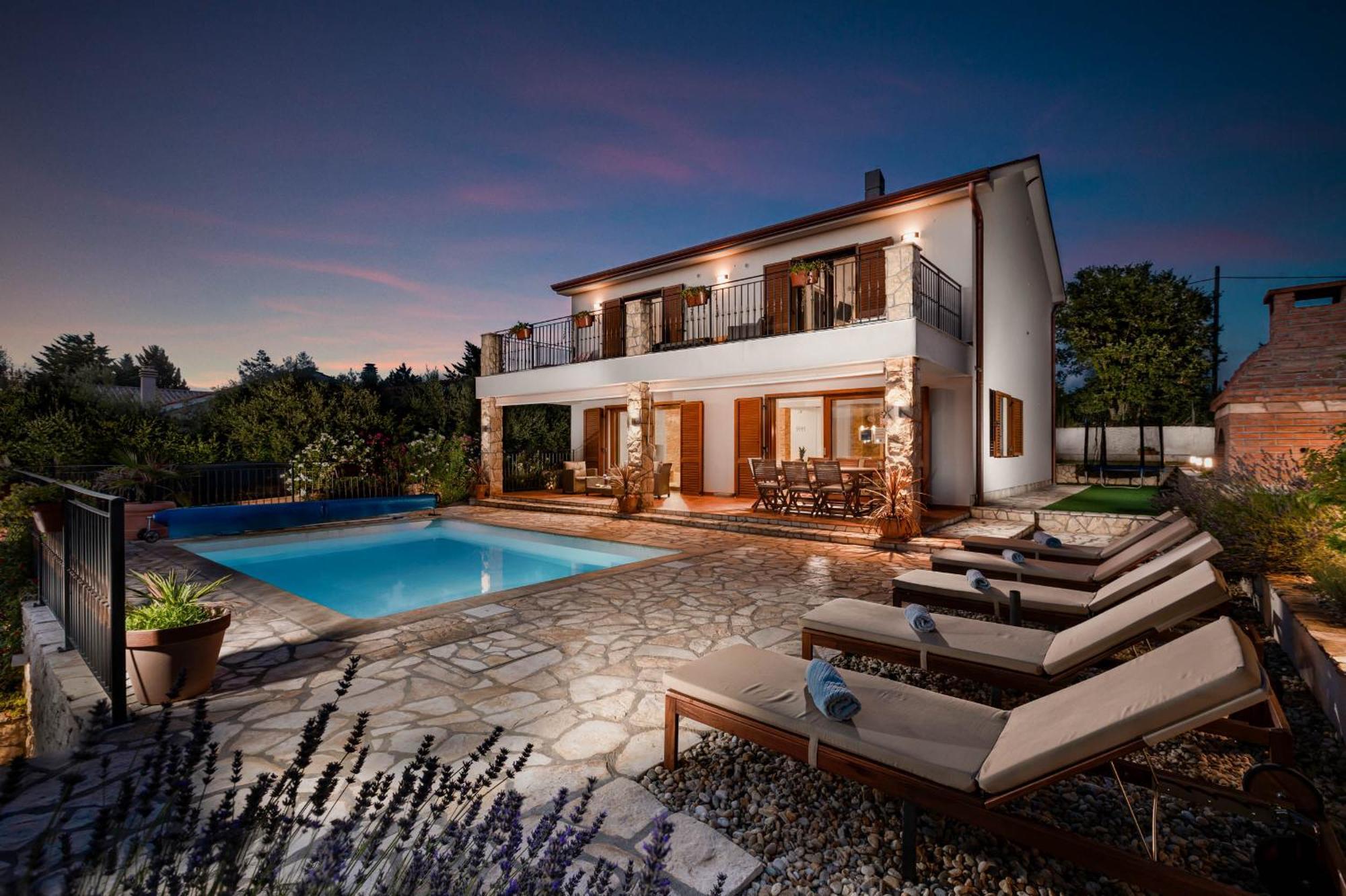 Villa Sara - Perfect Family Holiday Brzac Exterior foto